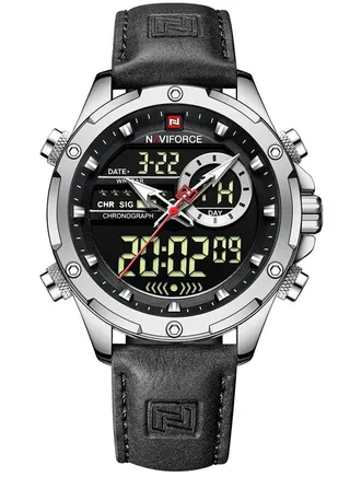 Men's Water Resistant Analog/Digital Watch NF9208 