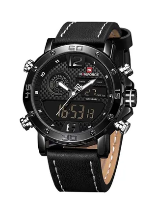 Men's Water Resistant Digital/Analog Watch Nf9134 