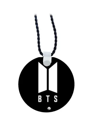 BTS Printed Pendant Necklace 