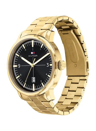 Men Analog Round Shape Stainless Steel Wrist Watch 1710454 44 mm 
