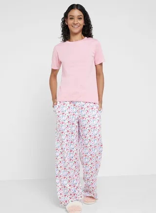Printed Pyjama Pant Set