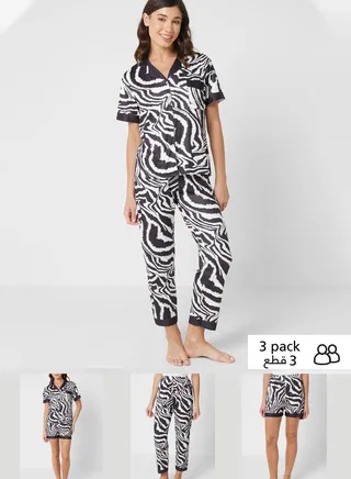 3 Piece Pyjama Set 