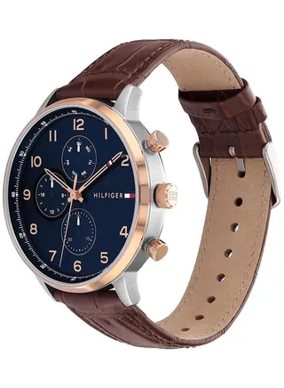 Men's Leather Analog Wrist Watch 1791987 
