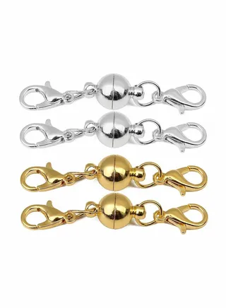 Ball Buckles Magnet Closures Converter for DIY Craft Necklace Bracelet 