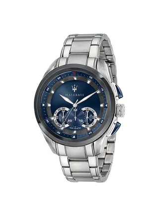 Maserati Traguardo Mens Quartz Chronograph Wrist Watch Analog 45 mm R8873612014 