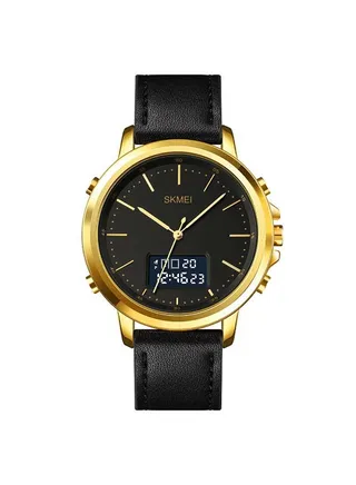 Men's 1652 Hot Selling Waterproof Outdoor Sport Wristwatch - 46 mm - Gold 
