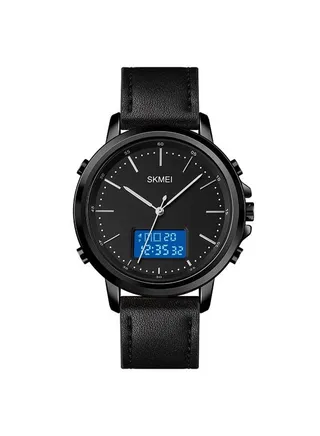 Men's 1652 Hot Selling Waterproof Outdoor Sport Wristwatch - 46 mm - Black 