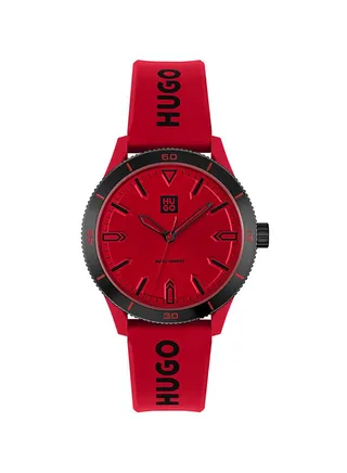 Unisex Analog Round Shape Silicone Wrist Watch 41 mm 