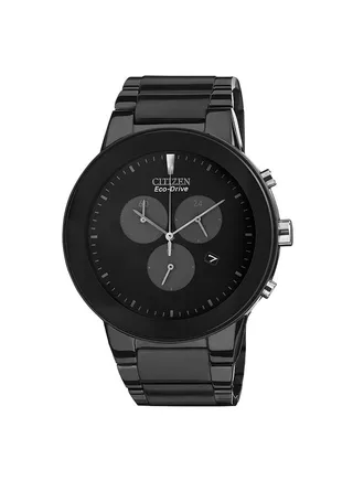 Men's Chronograph Round Shape Stainless Steel Wrist Watch AT2245-57E 43 Mm 