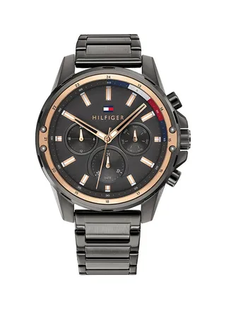 Men's MASON Round Shape Stainless Steel Analog Wrist Watch 45 mm - GREY - 1791790 