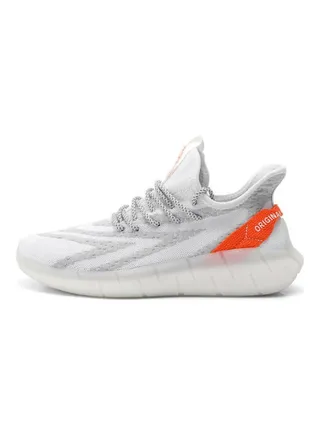 Summer Lace-Up Running Shoes White 