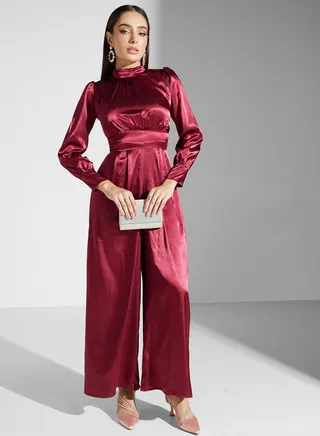 Puff Sleeve Jumpsuit 