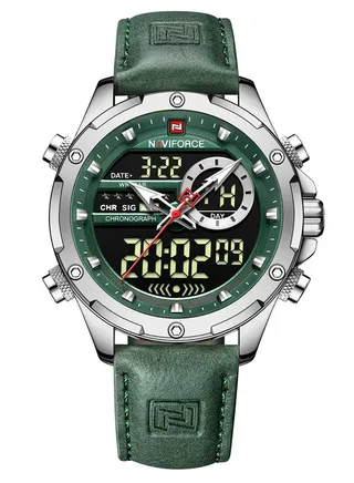 Men's Water Resistant Analog/Digital Watch NF9208 