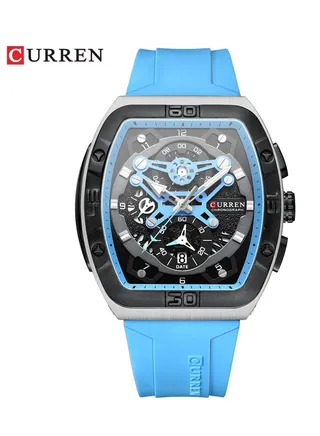 Men's Water Resistant Chronograph Sport Wrist Watch 
