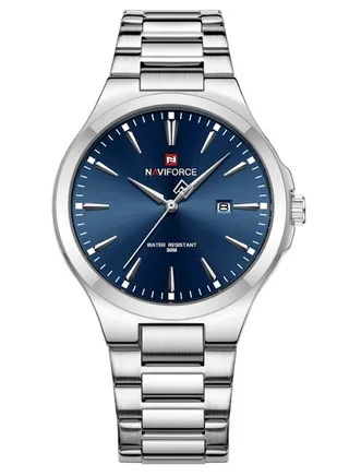 Men's Stainless Steel Analog Watch Exclusive Date Edition NF9214 