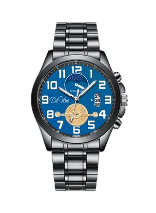Men's Water Resistant Metal Analog Watch D6619 