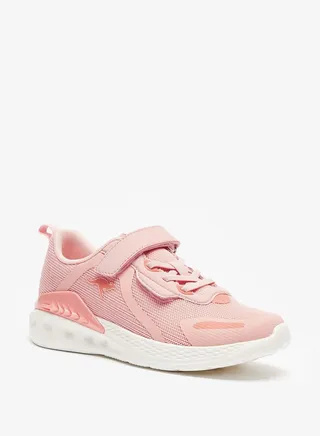 Girls Ombre Sneakers with Hook and Loop Closure 