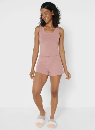 Ribbed Tank & Short Set 