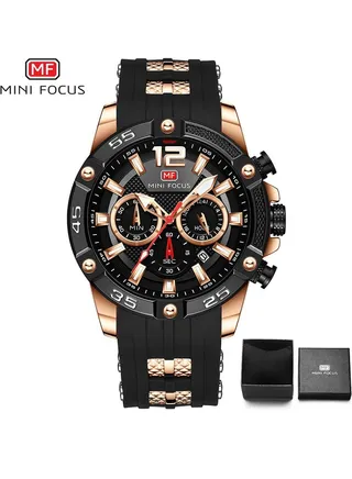Men's Waterproof Quartz Multifunction Luminous Watch 