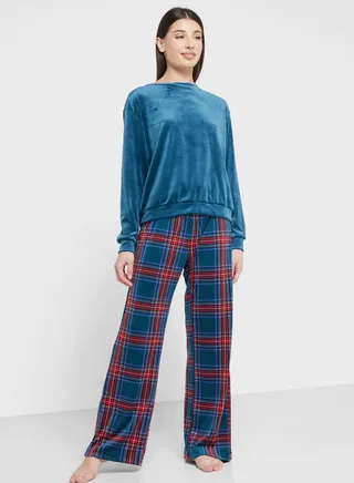 Checked Pyjama Set 