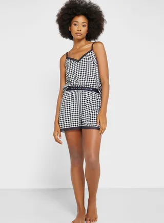 Logo Band Printed Shorts 