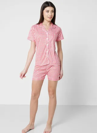 2 Piece Printed Pyjama Set 