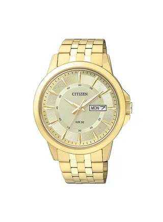 Men's Analog Round Shape Stainless Steel Wrist Watch BF2013-56P - 41 Mm 