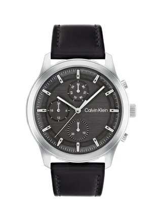 Sport Multi-Function Men'S Leather Watch - 25200211 