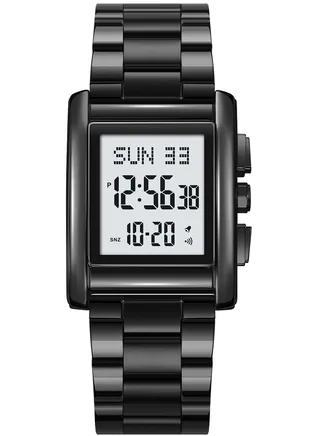 Watches for Men Stainless Steel Water Resistant Watch Black 2228 