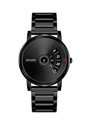 Men's Metal Analog Wrist Watch WH-1260 - 46 mm - Black 