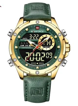 Men's Water Resistant Analog/Digital Watch NF9208 