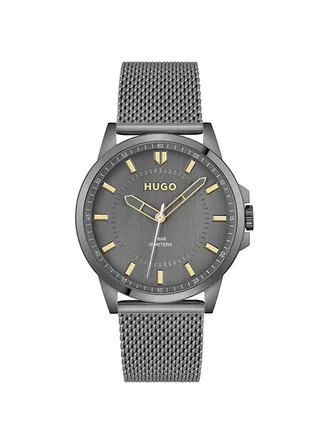 Men's Analog Round Shape Stainless Steel Wrist Watch 1530300 - 43 Mm 