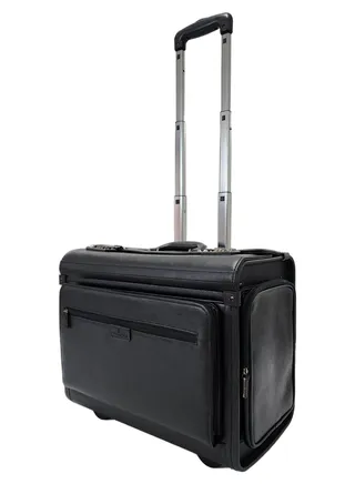 Executive Rolling Hard Sided Lawyer Case Laptop Bag With Wheels Cabin Crew Pilot Case Luggage Classic Executive Business Briefcase 