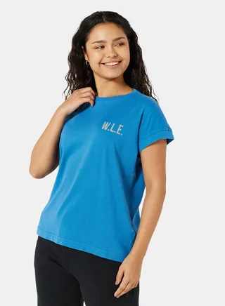 Eco-Friendly Logo Loungewear T-Shirt Blue 