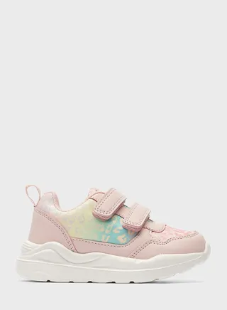 Kids Graphic Low Top Velcro Sneakers 