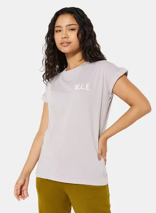 Eco-Friendly Logo Loungewear T-Shirt Lilac 