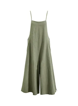 Solid Jumpsuit Green 