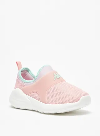 Girls Logo Detail Slip On Sneakers 