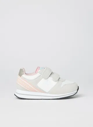 Kids Colourblock Sneakers White/Lotus 