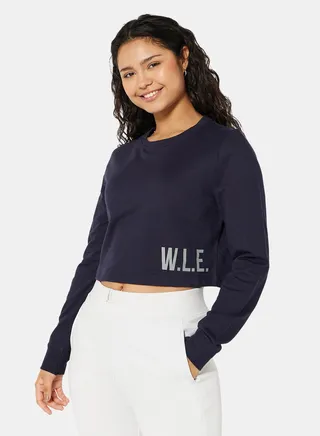 Eco-Friendly Graphic Long Sleeve Loungewear T-Shirt Night Sky 