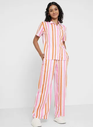 Stripe Pyjama Pant Set