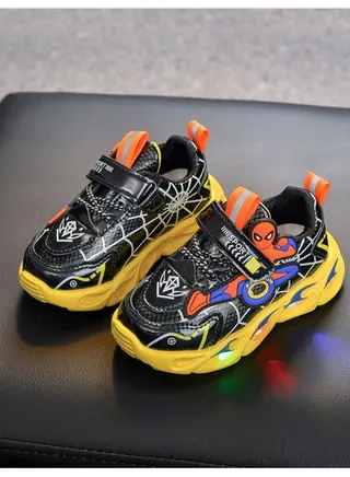 Children's Mesh Soft Bottom Sneakers Yellow 