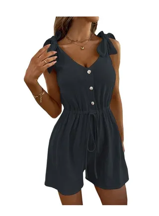 New Fashion Solid Color Casual Jumpsuit 