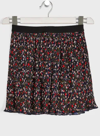 Kids Floral Print Skirt 