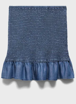 Youth Printed Midi Skirt 