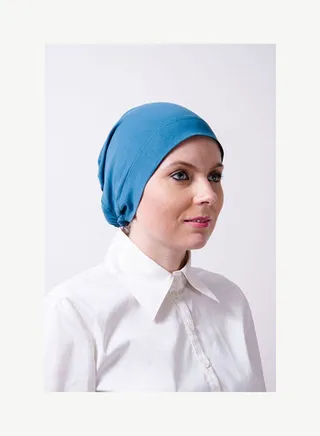 Cotton Cap Bonnet Blue 