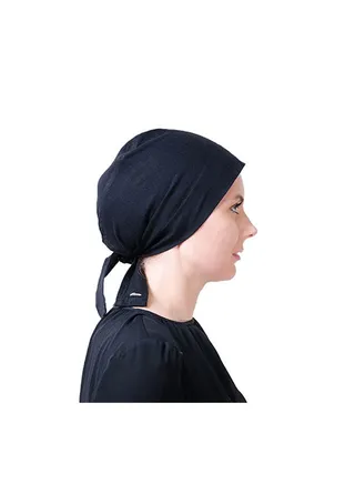 Casual Plain-Basic hijab Black 