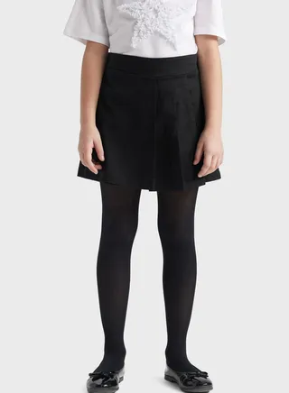 Girl Gabardine Regular Fit Skirt 