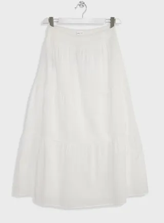 Kids Ruffled Midi Skirt 
