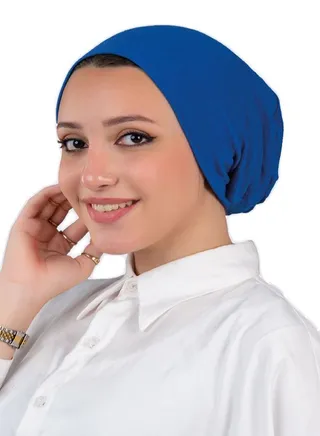Cotton Bonnet Cap Women's - Blue Color 